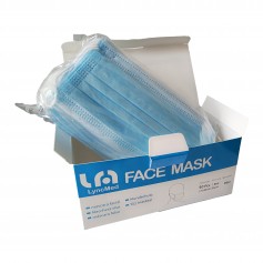 Orvosi szájmaszk 3 rétegű FFP1 kék 50 db/csomag