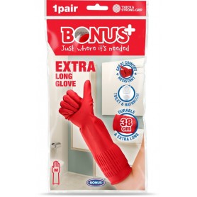 Bonus Extra gumikesztyű piros 38cm M